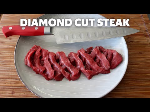 Diamond Cut Steak | Bonus Garlic Butter Steak Toast Recipe | Food Wishes