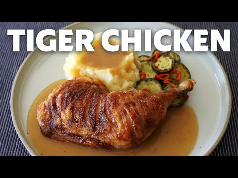 Tiger Chicken and 5-Minute Chicken Gravy Pan Sauce | Food Wishes
